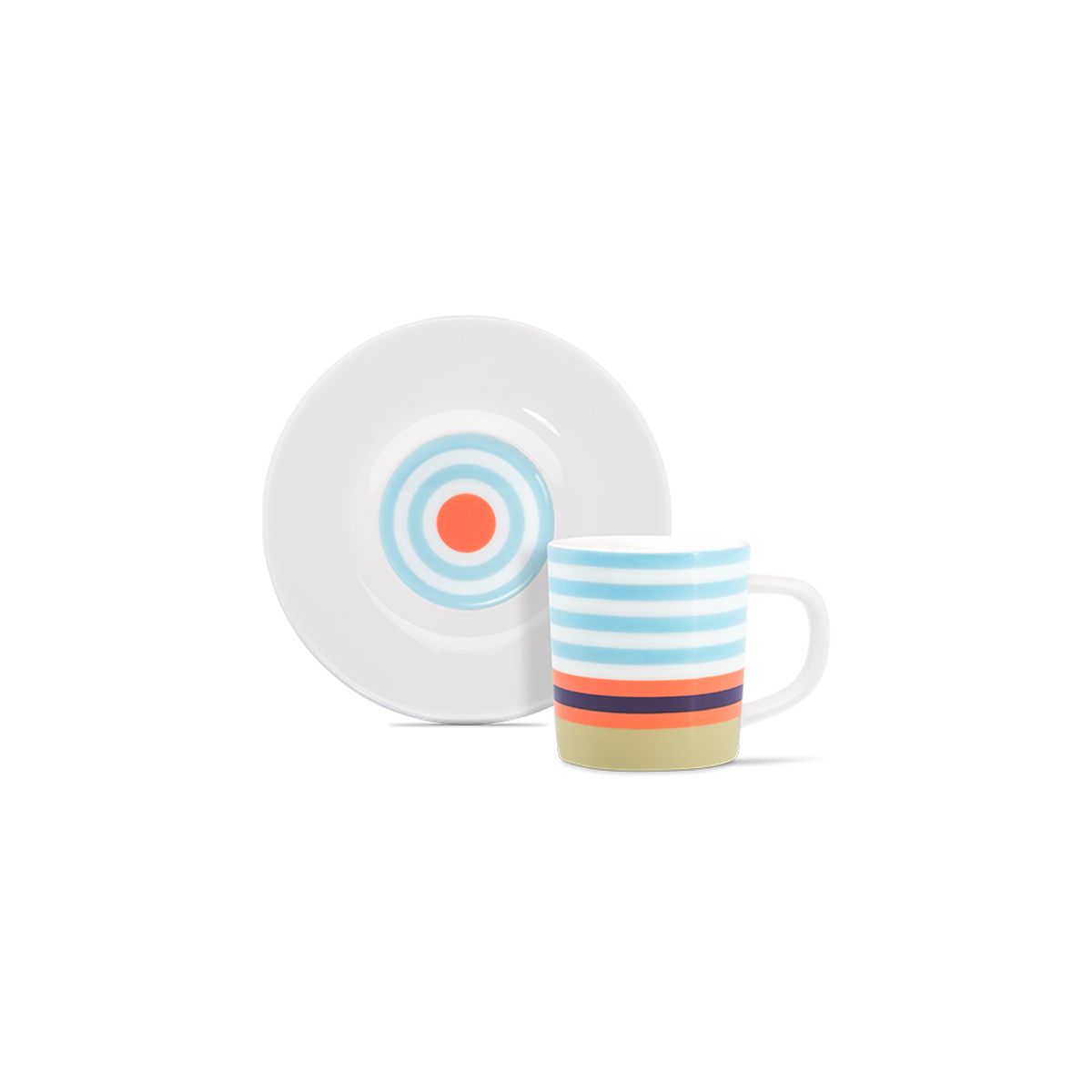리멤버(REMEMBER) 포지타노 에스프레소 컵앤소서 찻잔세트/Espresso cup + saucer Positano/EM19