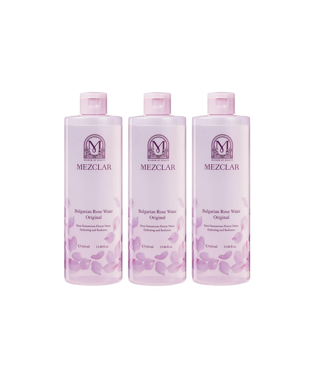 메즈클라(MEZCLAR) 불가리안 로즈 워터 오리지널 410ml (총3개)