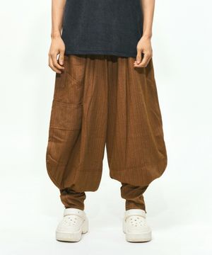 와이드 벌룬 토비 팬츠 카멜