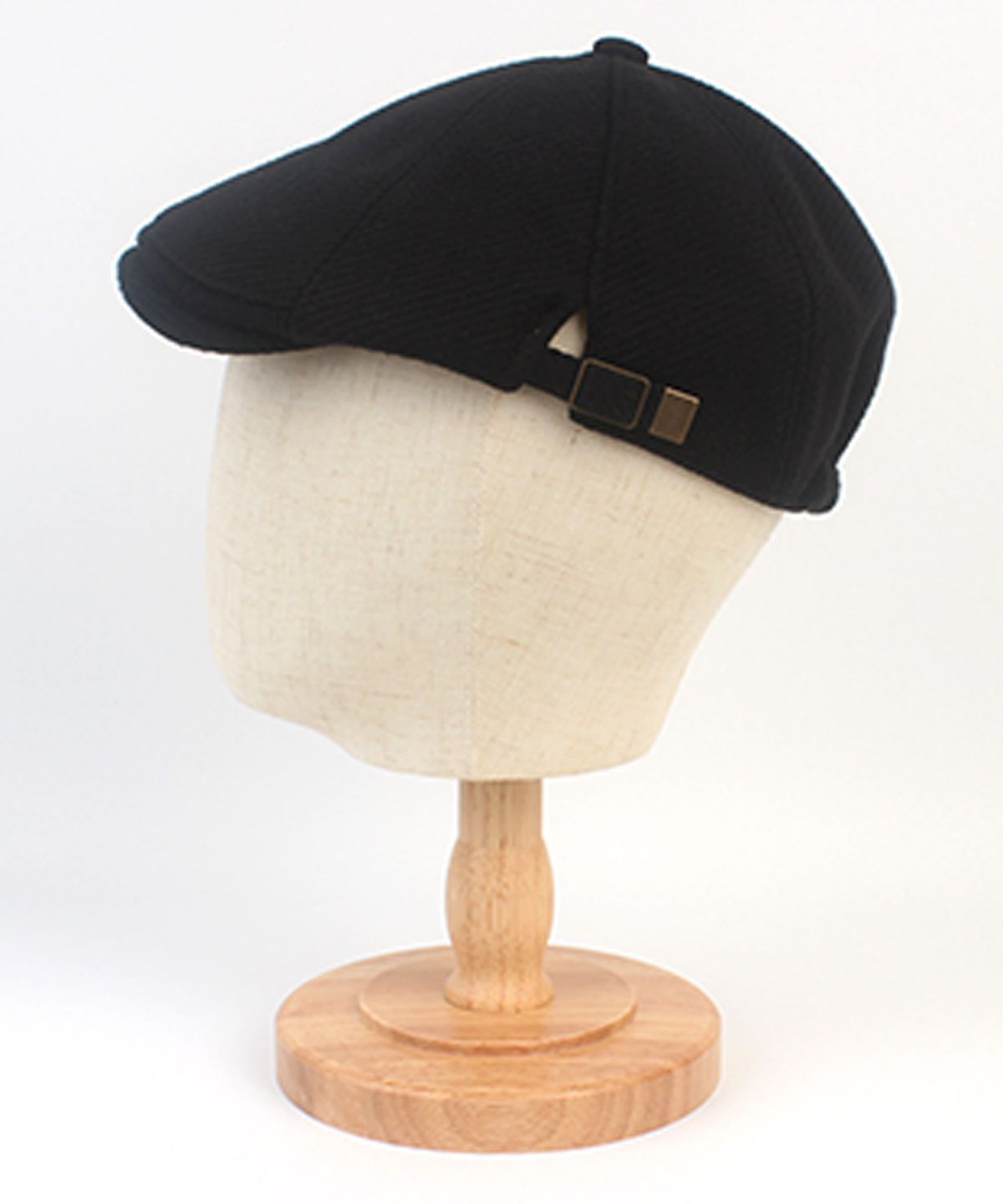 유니버셜 케미스트리(UNIVERSAL CHEMISTRY) Wool Side Belt Black Huntingcap 헌팅캡