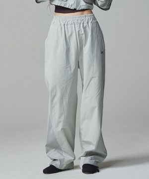 심볼 메쉬 레이어드 팬츠 라이트그레이