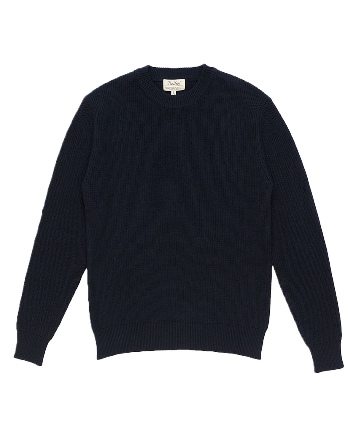 벨리프(BELLIEF) Essential Crewneck jumper (Navy)