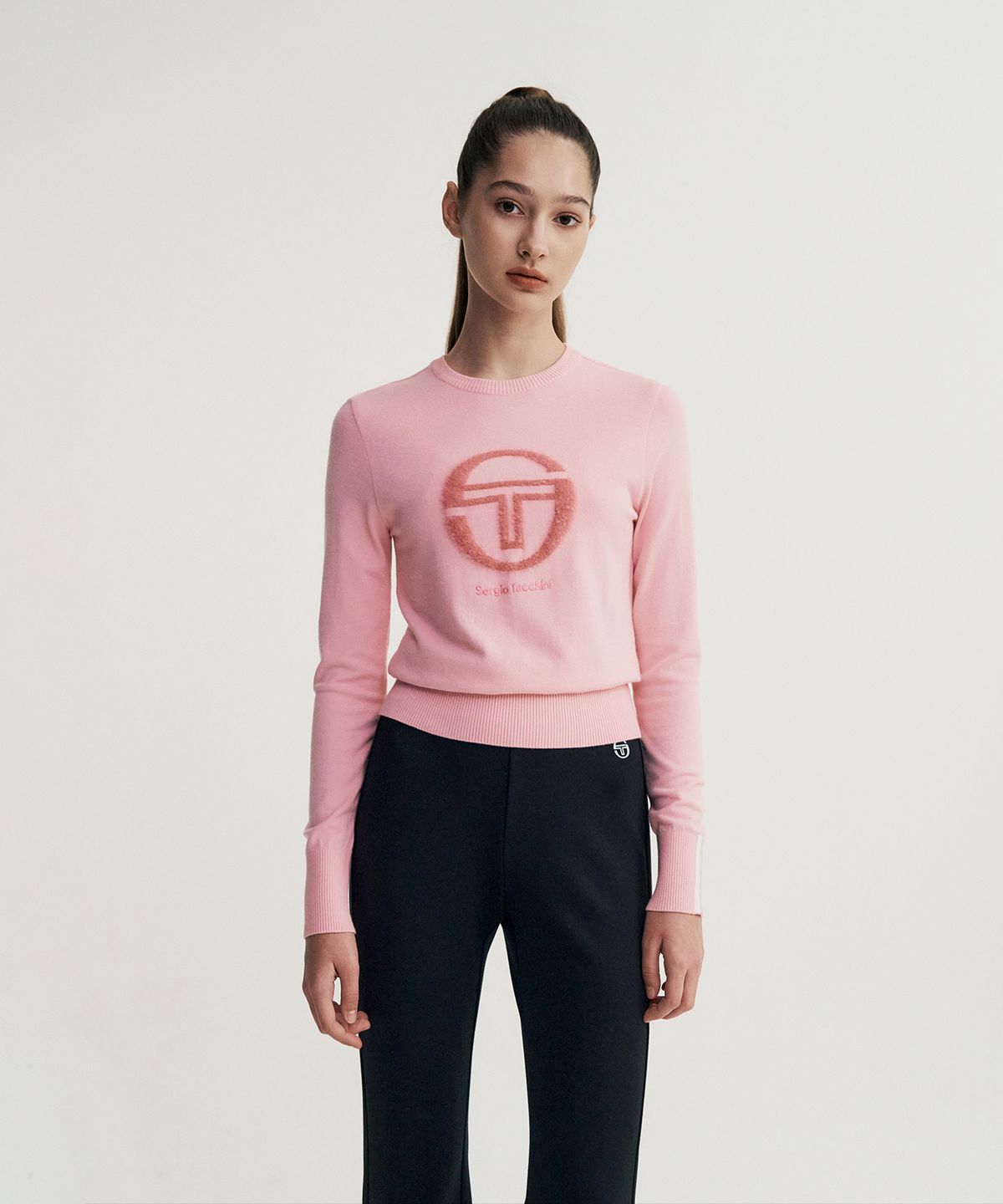 세르지오 타키니(SERGIO TACCHINI) W 리조트 크루넥 풀오버 (L.Pink)