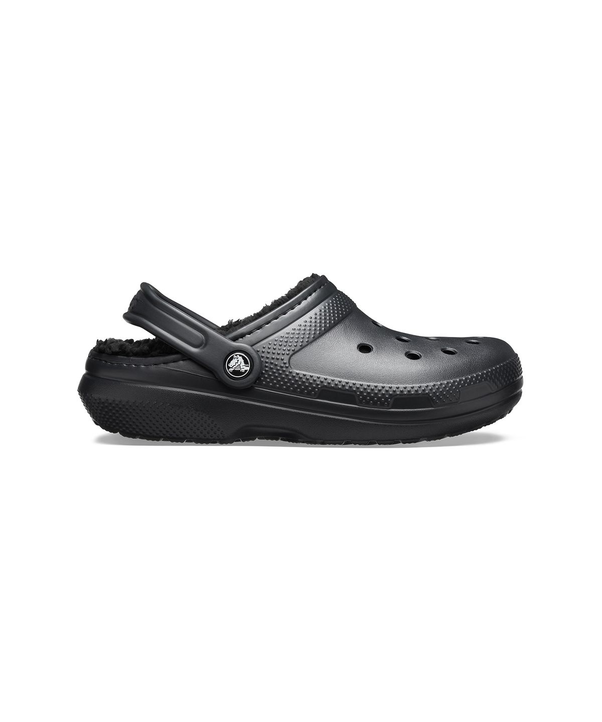 크록스(CROCS) 클래식 라인드 클로그 - 블랙/블랙 / 203591-060