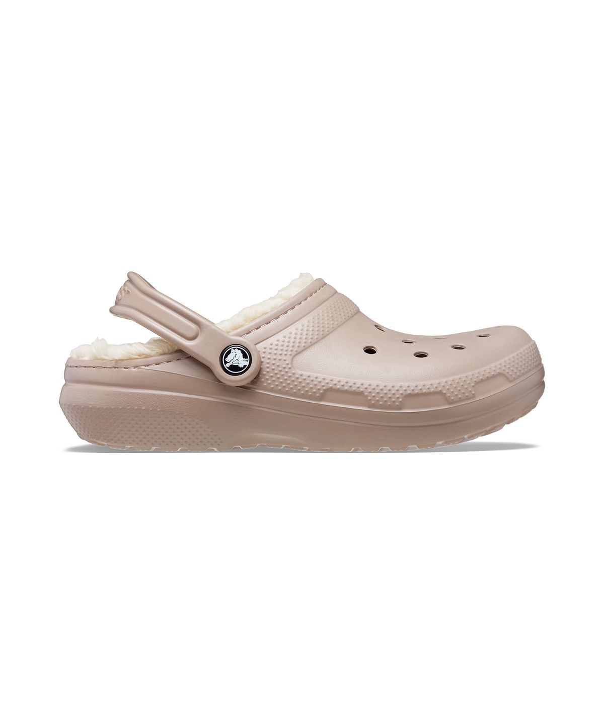 크록스(CROCS) 클래식 라인드 클로그 - 머슈룸/본 / 203591-2YB