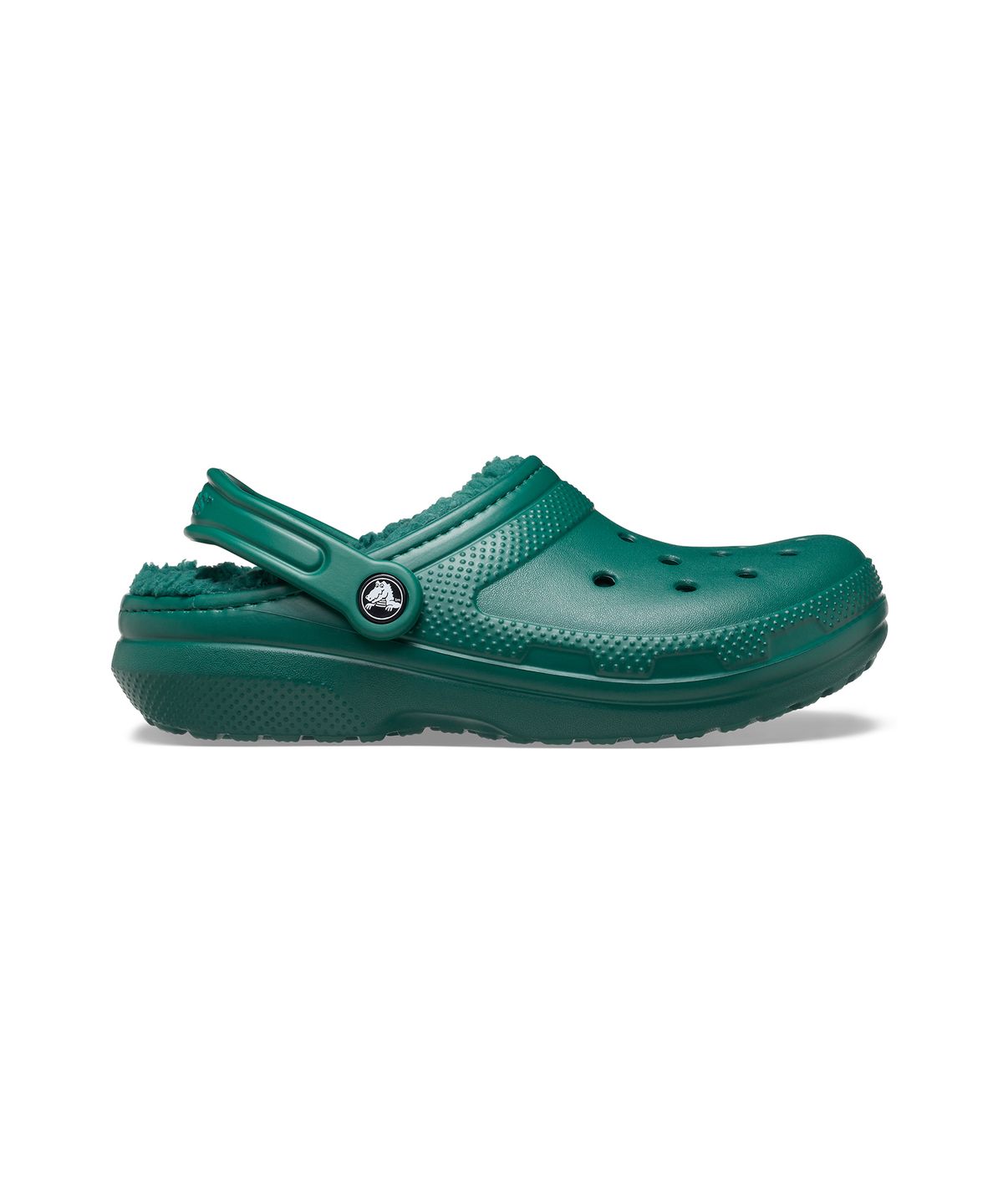 크록스(CROCS) 클래식 라인드 클로그 - 에메랄드 / 203591-302