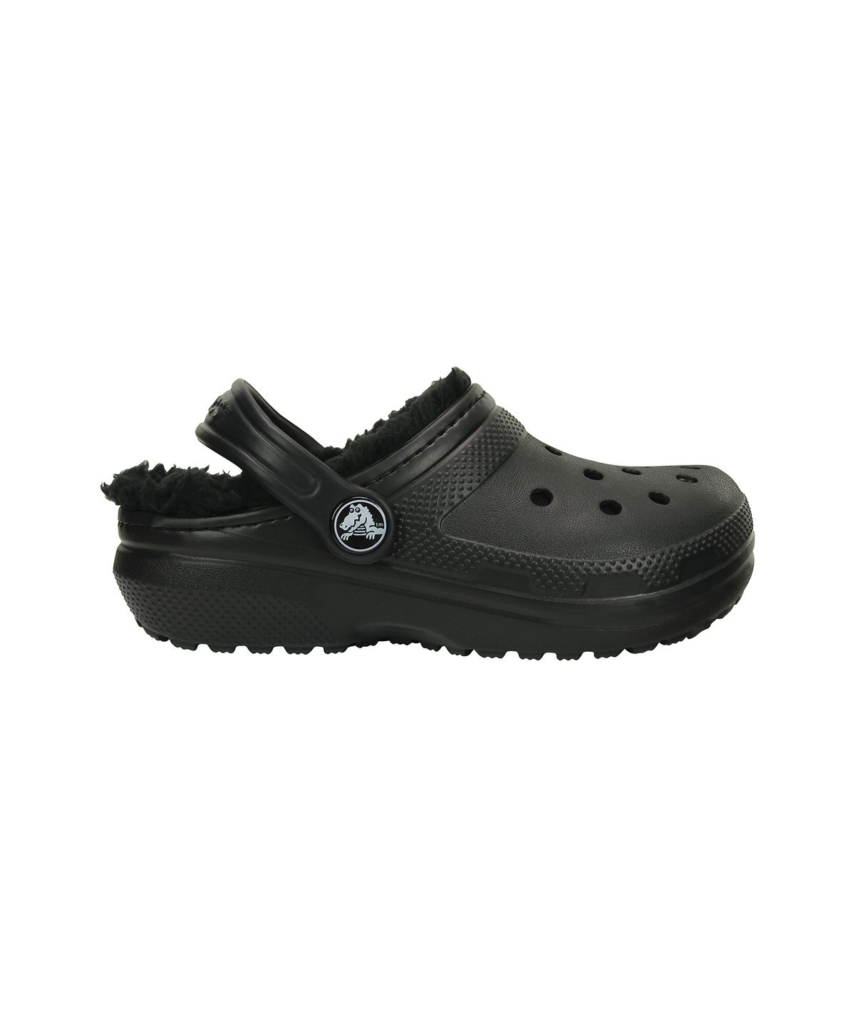 크록스키즈(CROCS KIDS) 클래식 라인드 클로그 키즈 - 블랙/블랙 / 207010-060