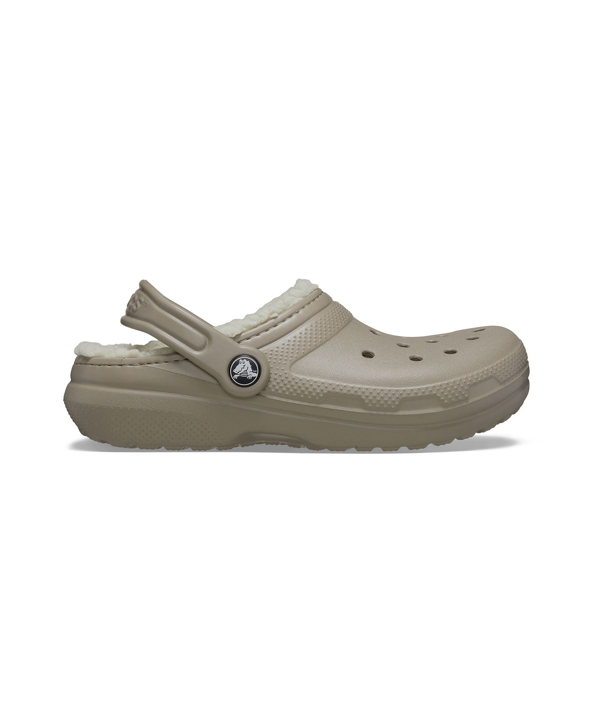 크록스키즈(CROCS KIDS) 클래식 라인드 클로그 키즈 - 머슈룸/본 / 207010-2YB