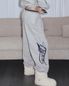EMBLEM PRINTING JOGGER PANTS GRAY