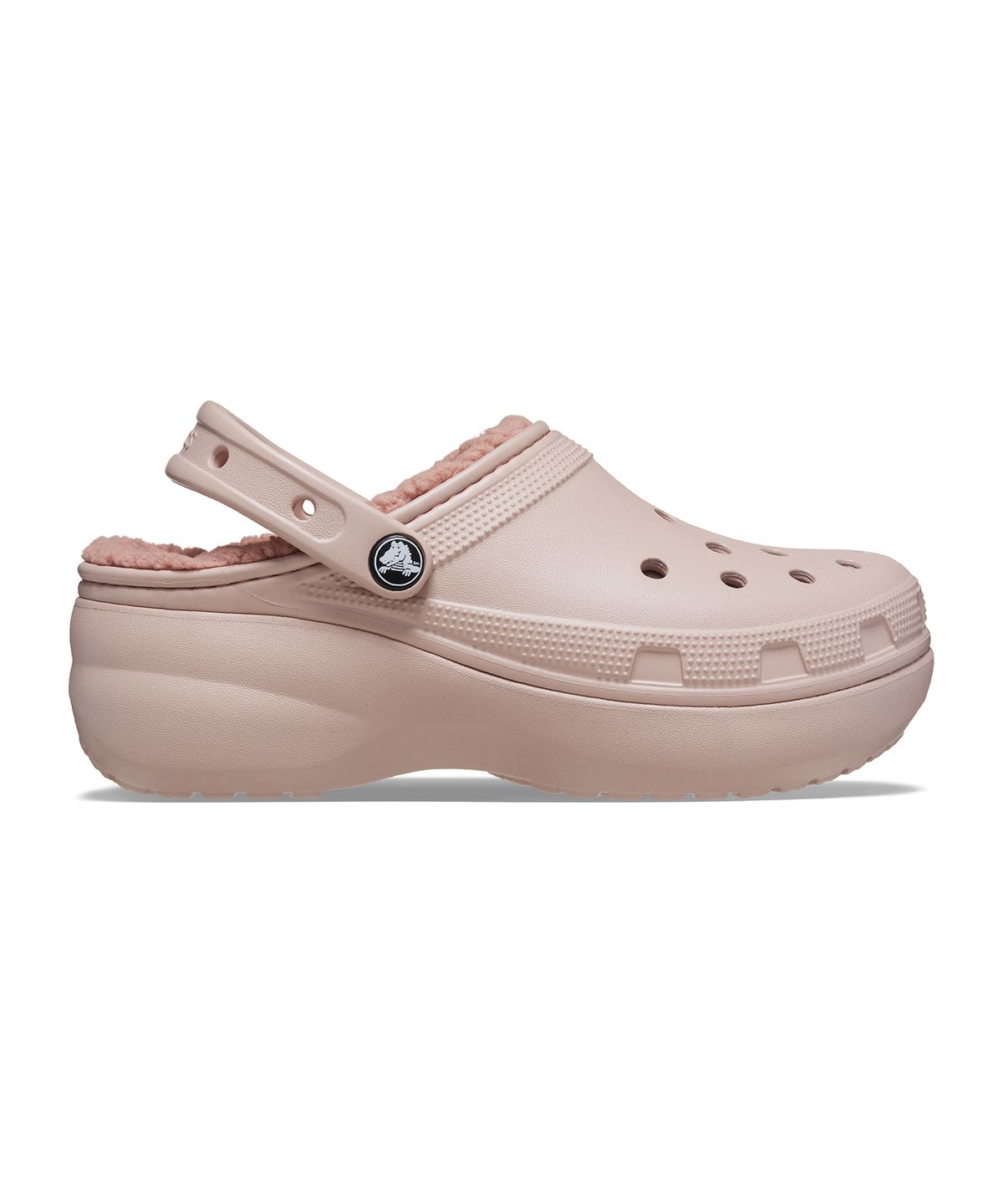 크록스(CROCS) 클래식 플랫폼 라인드 클로그 우먼 - 핑크 클레이 / 207938-6TY