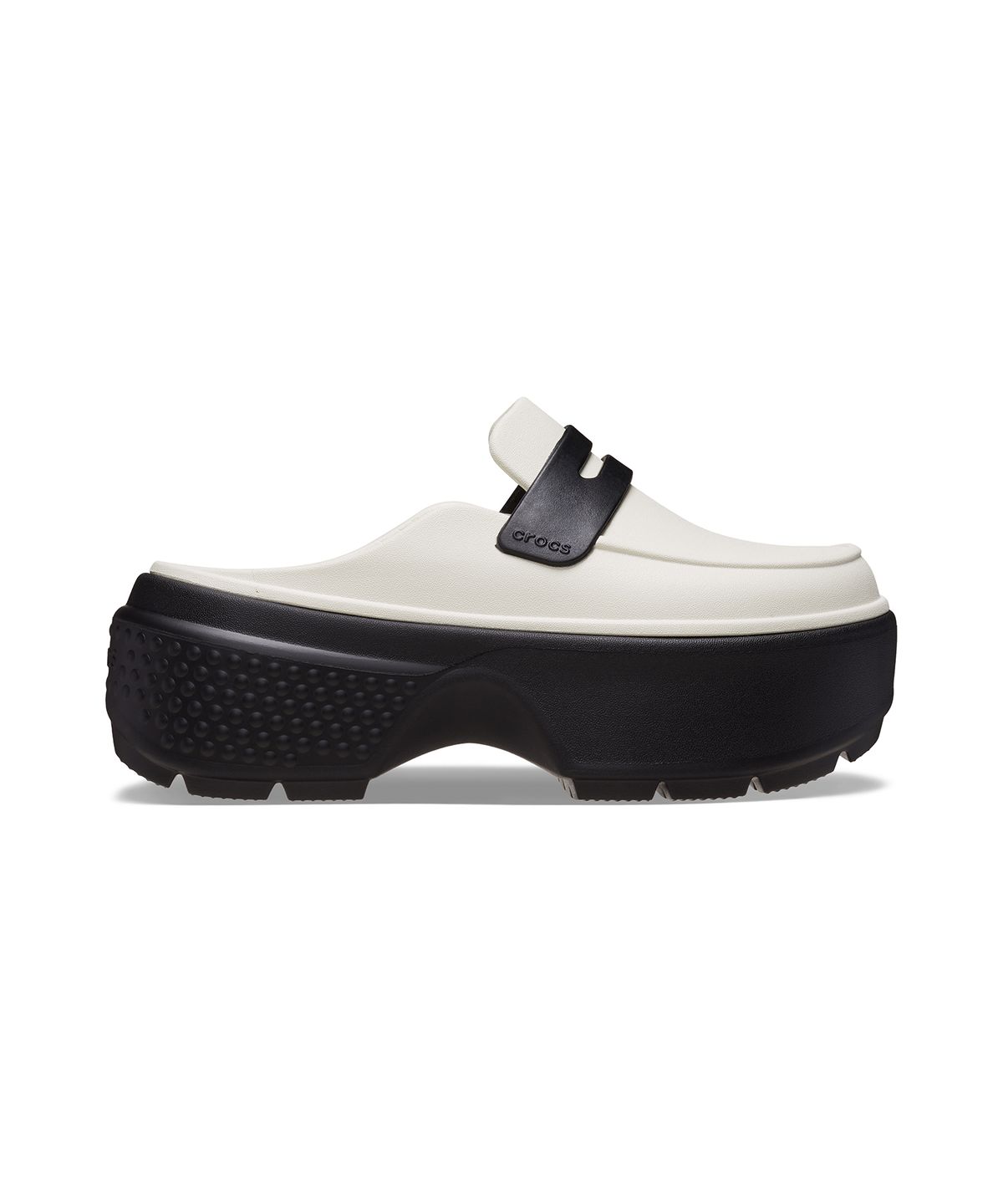 크록스(CROCS) 스톰프 로퍼 - 린넨 블랙 / 209937-1HR