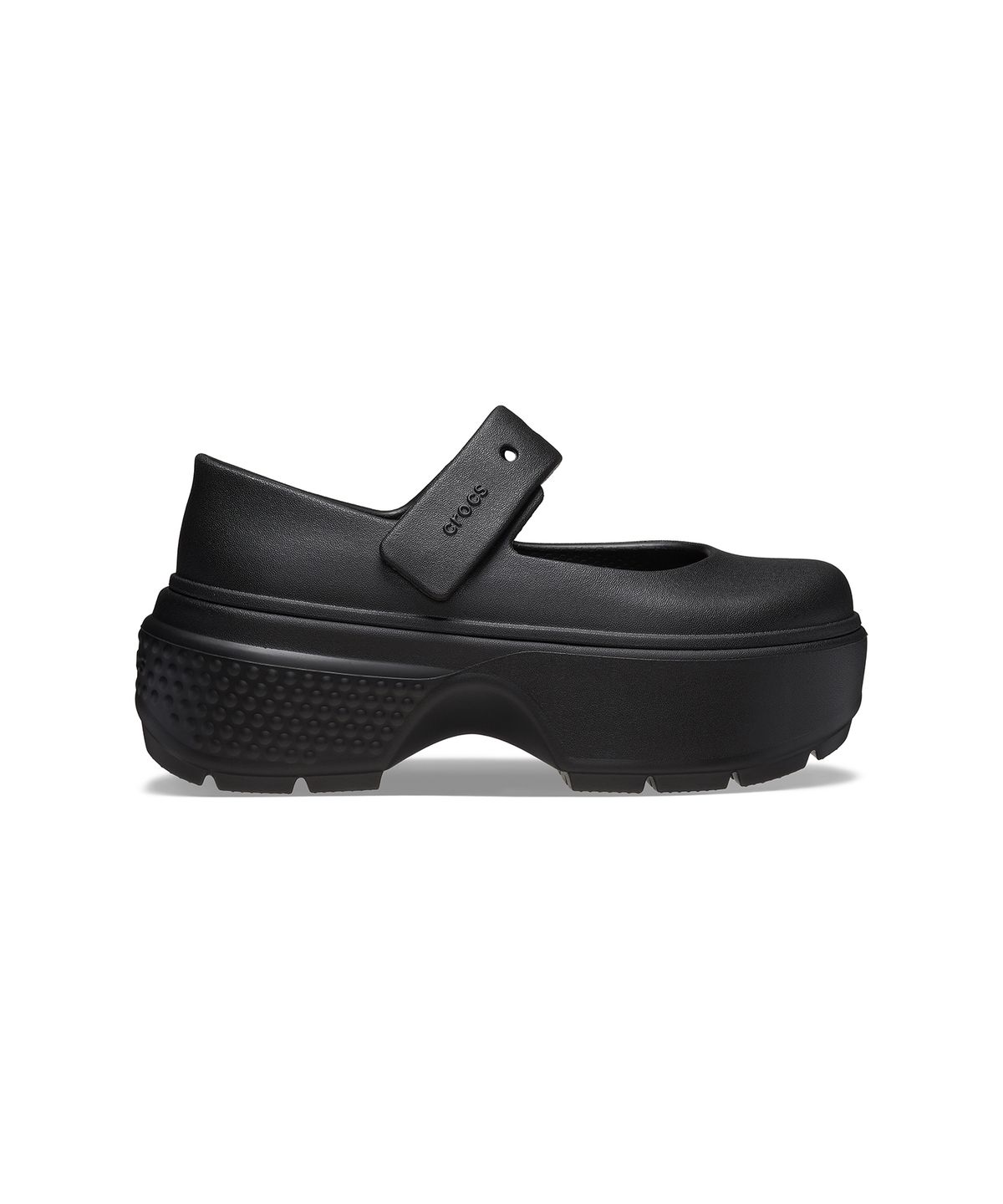크록스(CROCS) 스톰프 메리제인 - 블랙/블랙 / 209939-060