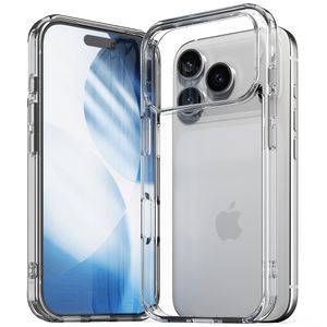 [2개SET] 아이폰 갤럭시 전기종 호환 반투명·투명 하이브리드 휴대폰케이스 하드 젤리 범퍼 폰케이스