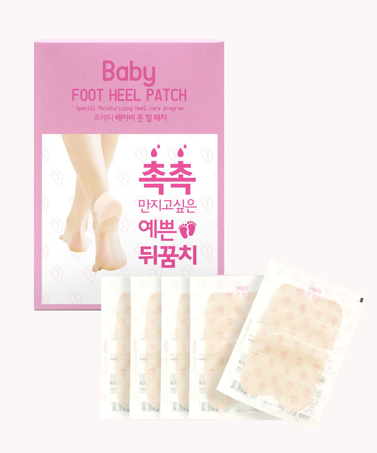 프레티(PRRETI) 베이비 풋 힐패치 10매(5pair) 1개