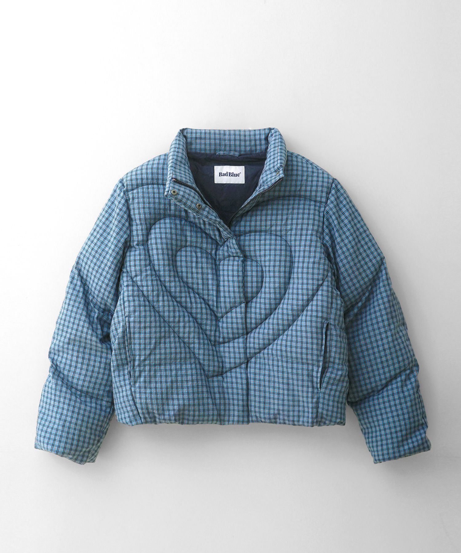 ☆送料・関税込☆Bad Blue★Heart Puffer Jacket★ BADBLUE(배드블루) Heart Puffer Jacket Skyblue | 신세계V