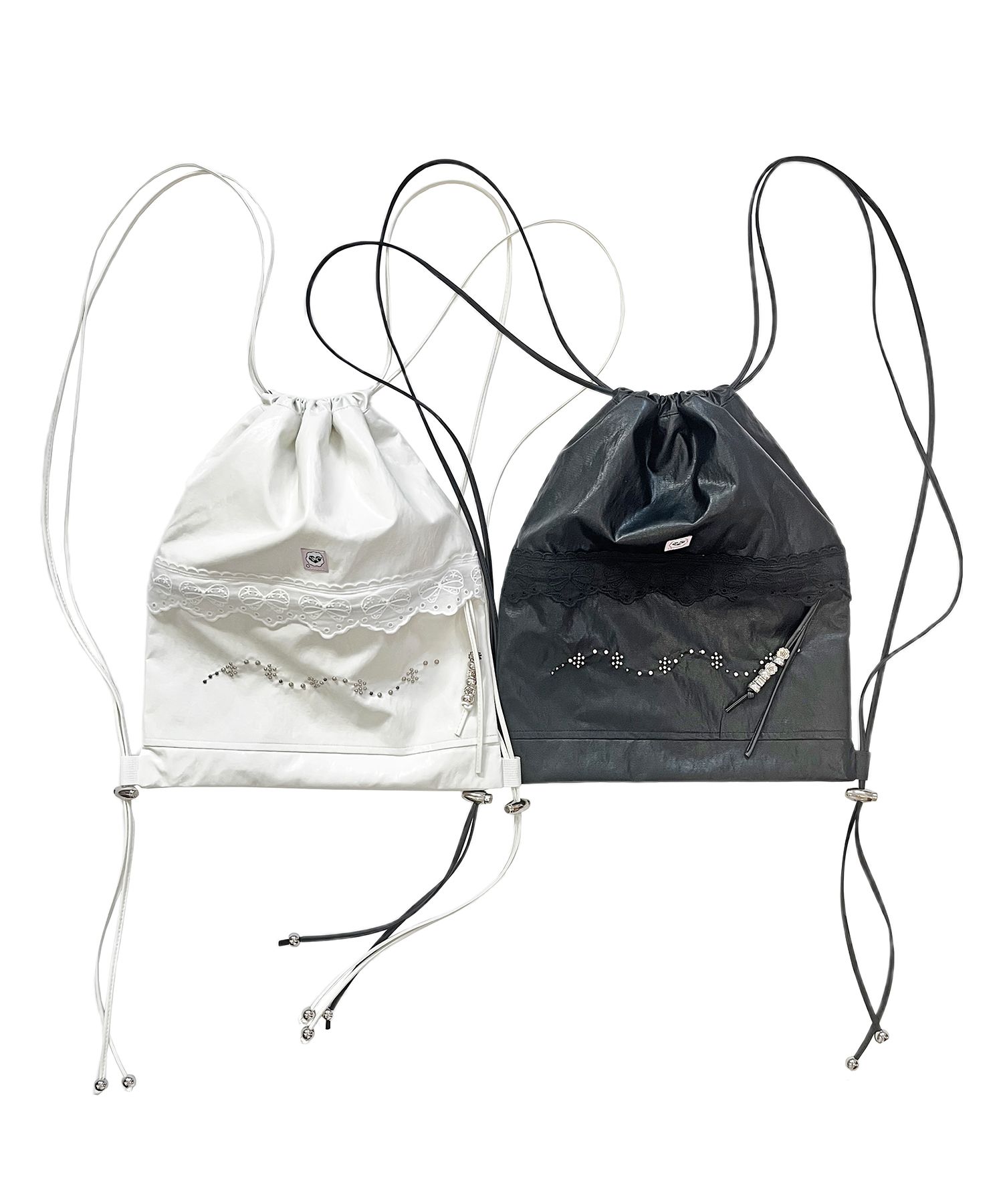 【NOFFICIALNOFFICE】FAKE LEATHER DRAWSTRING BAG MUSINSA | NOFFICIALNOFFICE Faux leather drawstring bag