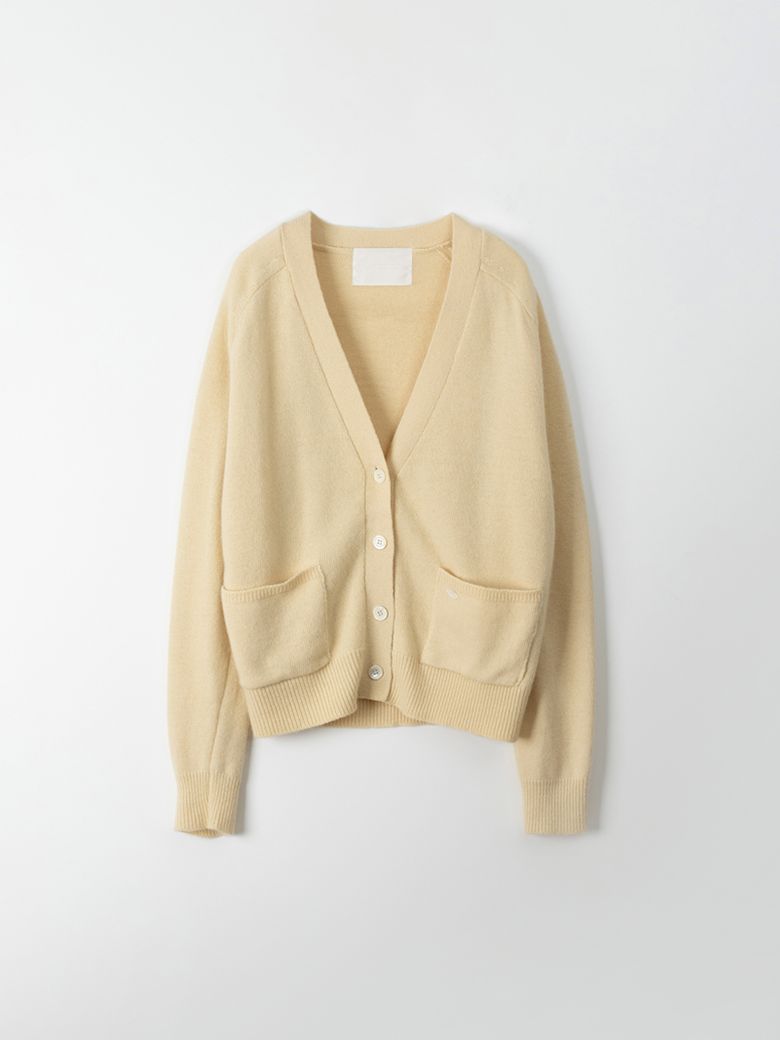 Loose cardigan (Yellow)
