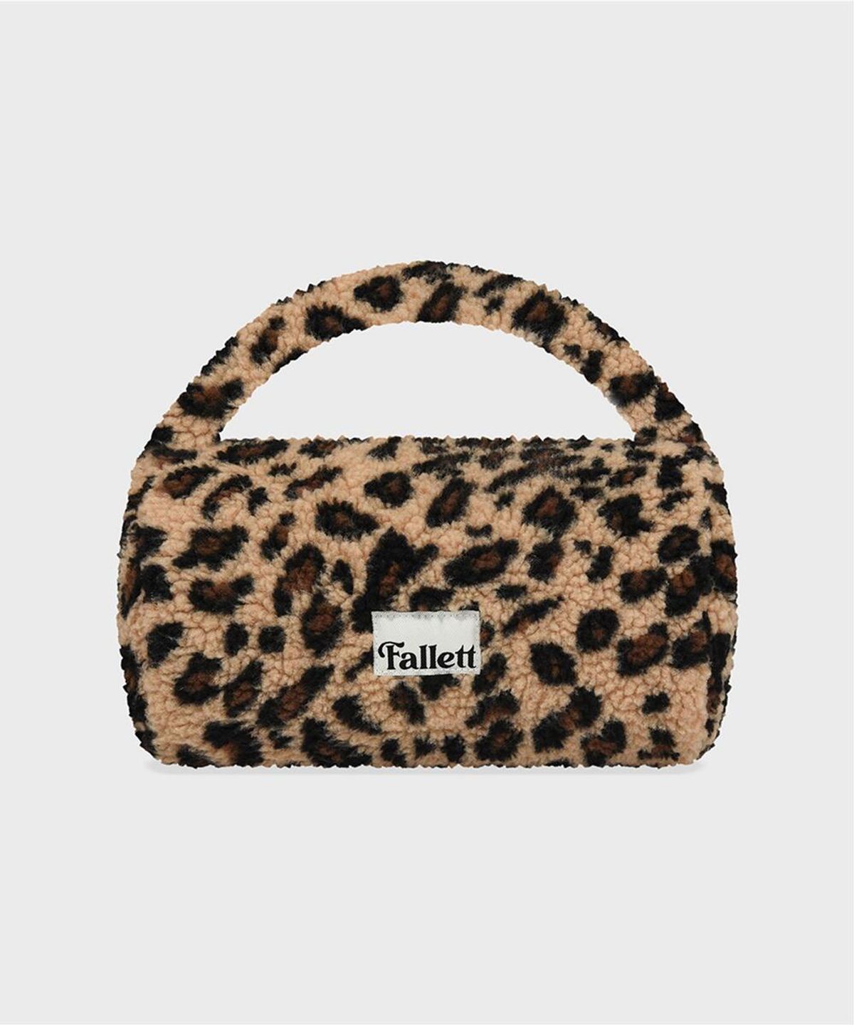 팔렛(FALLETT) 소프트 퍼 토트백 레오파드