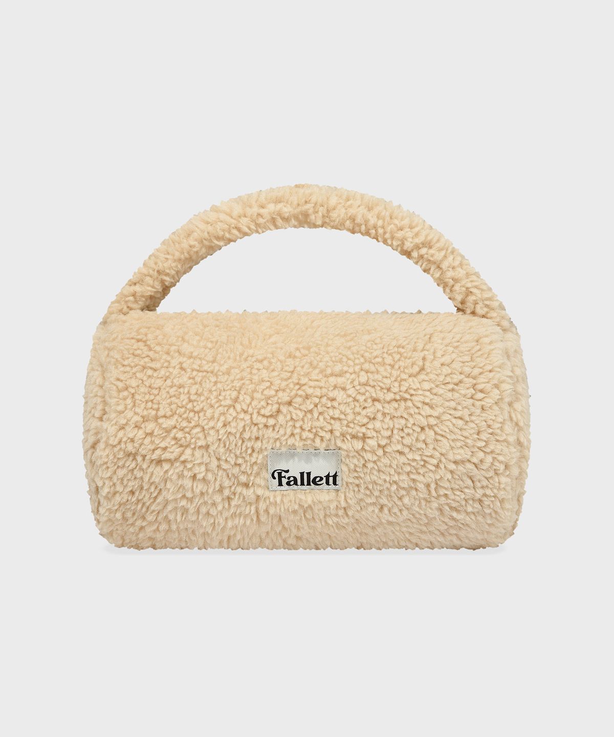 팔렛(FALLETT) 소프트 퍼 토트백 아이보리