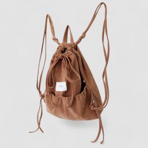 데일리 스트링 백팩  _ [브라운]