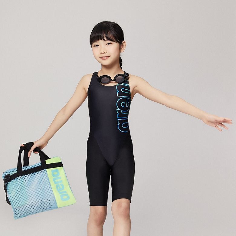 빅로고 여아동 4부 반신 키트 A4BG1KG03BLK