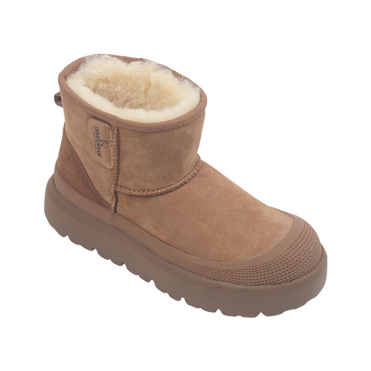 오즈어그웨어(OZ UGG WEAR) 어덜트 클래식 플러스 미니부츠 브라운