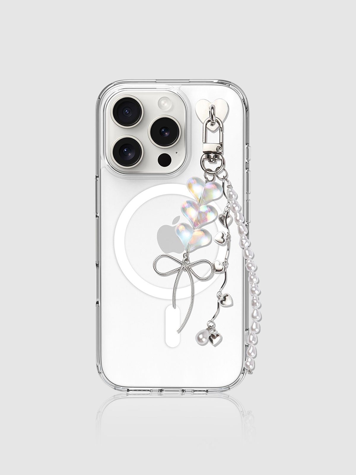 디자인스킨(DESIGNSKIN) 리본 비즈 키링