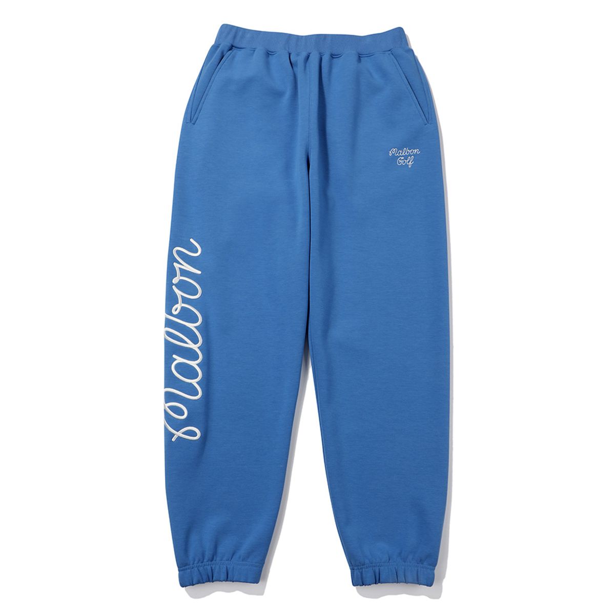 말본 골프(MALBON GOLF) 말본 스크립트 스웻팬츠 BLUE (WOMAN)