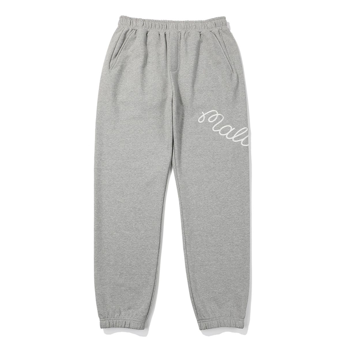 말본 골프(MALBON GOLF) 말본 스크립트 스웻팬츠 MELANGE GRAY (MAN)