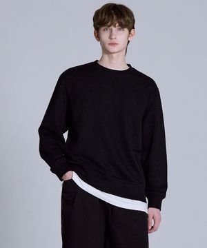 CP 맨투맨 티셔츠 블랙 LYTS0104