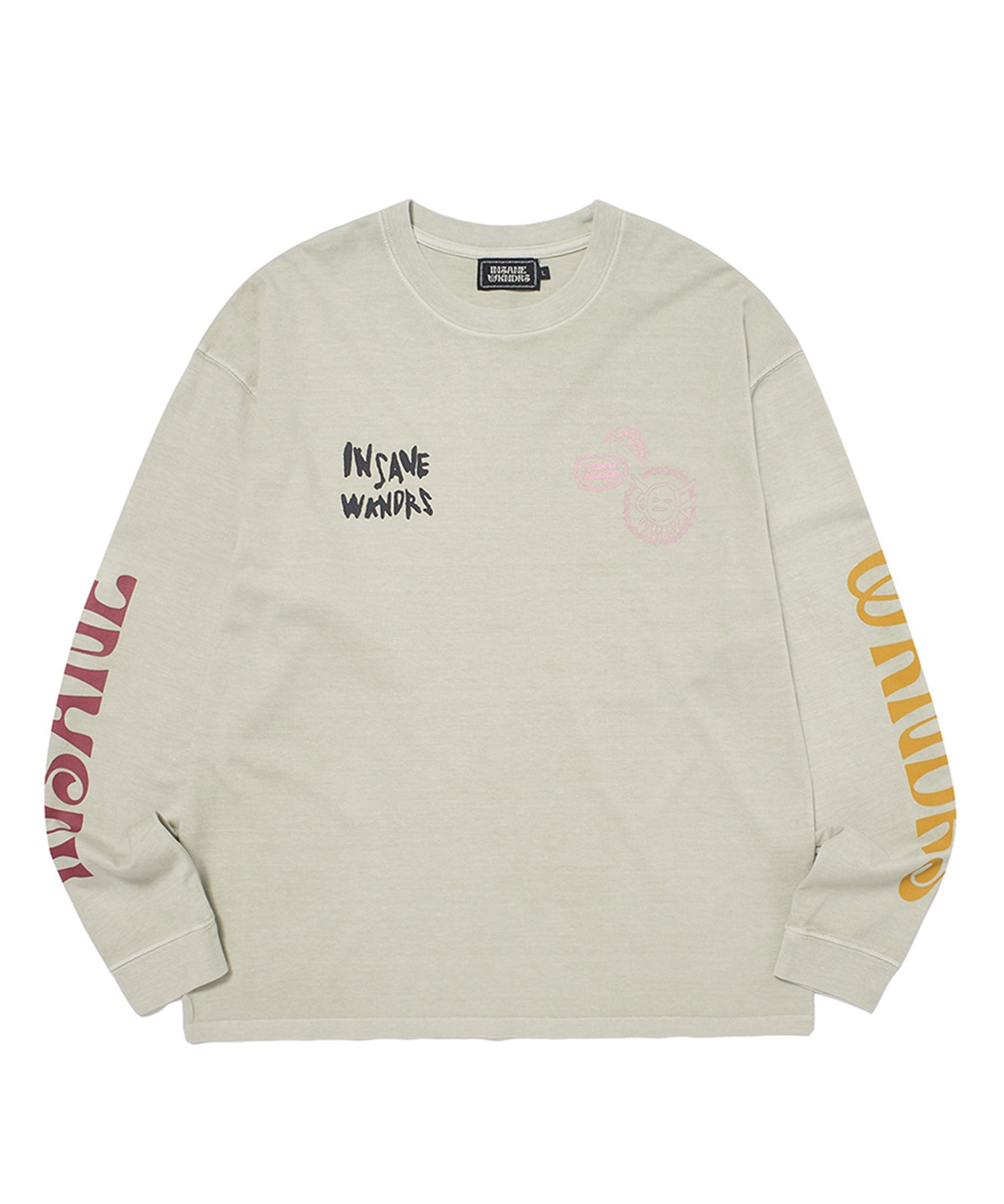 ★2023SS新作★WKNDRS★PIGMENT DYED T-SHIRT MUSINSA | WKNDRS PIGMENT DYED LS T-SHIRT (CHARCOAL)