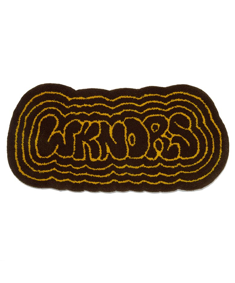 GRAFFITI LOGO RUG (BROWN)