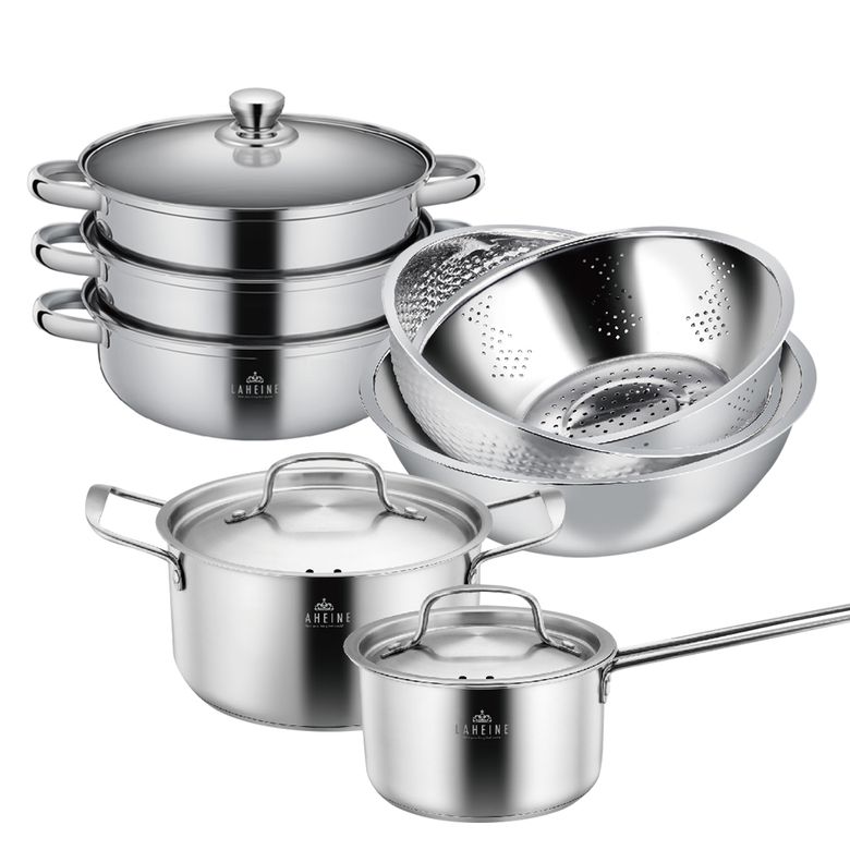 더 퀸 포토프 스테인레스 믹싱볼/찜기/냄비/키친툴 4type