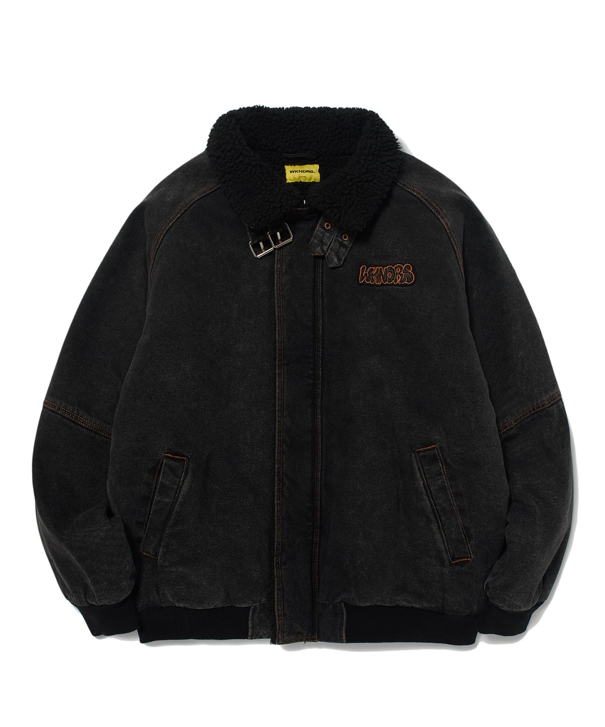 위캔더스(WKNDRS) DENIM SHERPA JK (BLACK)