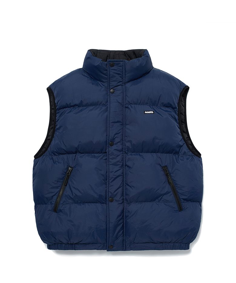 PUZZLE PUFFER VEST (BLACK)