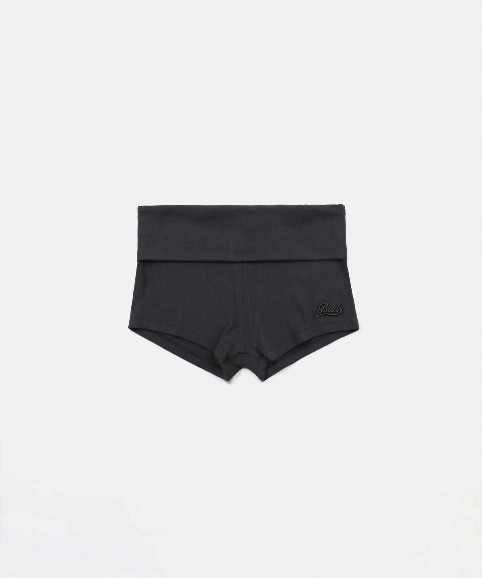 BADBLOOD ♥ Beyond Soft Fold Over Shorts /追跡付 MUSINSA公式 | BADBLOOD Beyond Soft Fold Over Shorts - Charcoal
