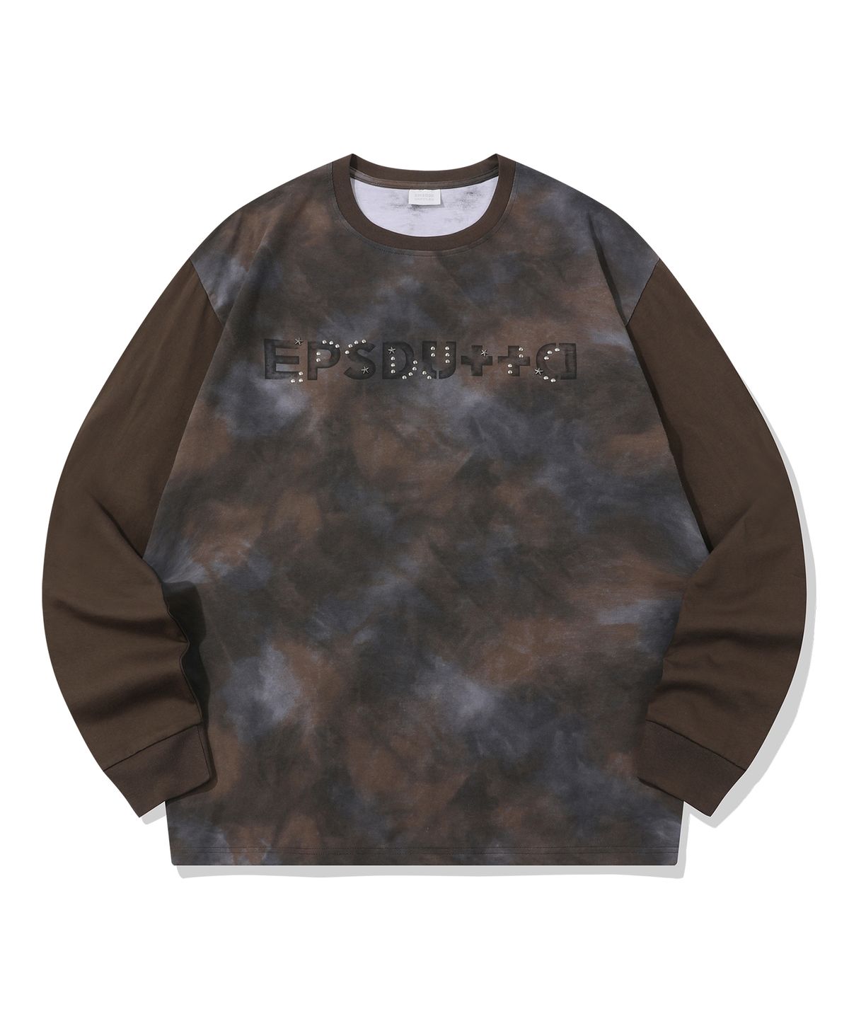 에피소드 언타이틀(EPISODE UNTITLED) SIGNATURE LOGO HOTPIX T-SHIRT_MIX BROWN