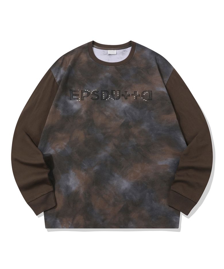 SIGNATURE LOGO HOTPIX T-SHIRT_MIX BROWN