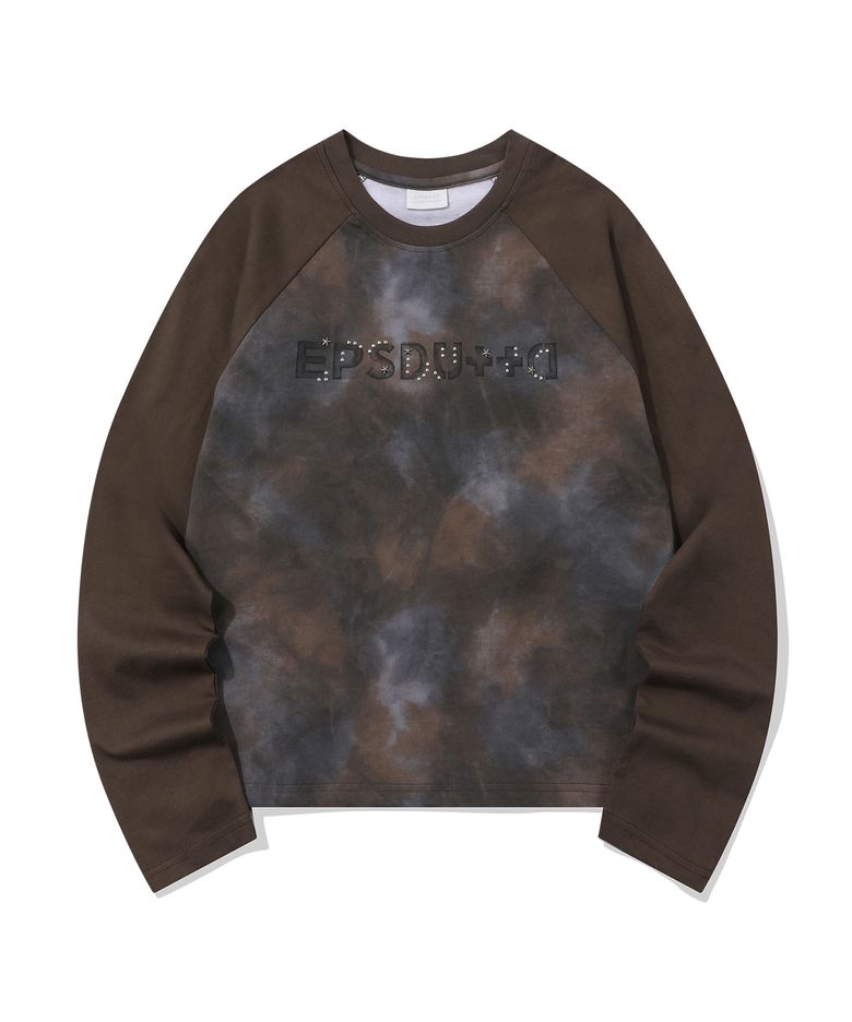 CROP SIGNATURE LOGO HOTPIX T-SHIRT_MIX BROWN