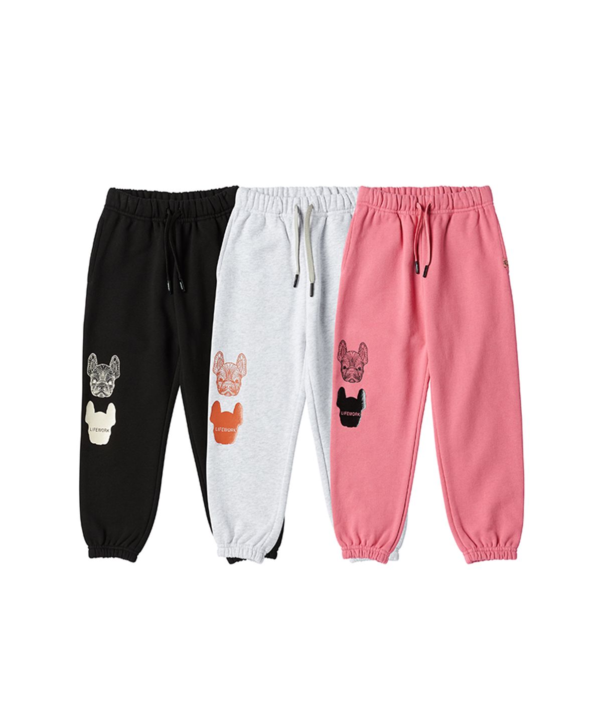 라이프워크 키즈(LIFEWORK KIDS) 키즈) 배리어스 라독 로고 조거팬츠