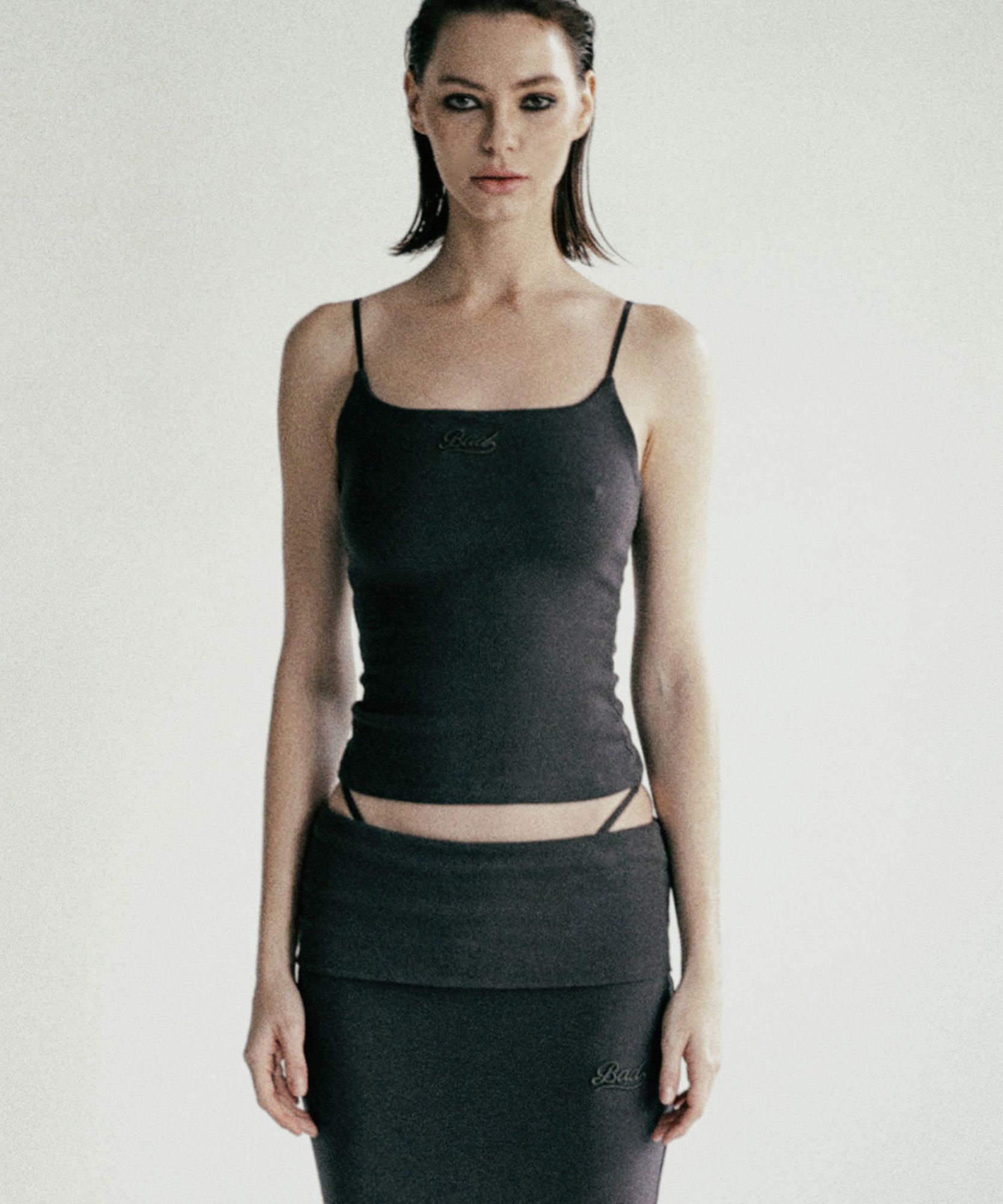 ◆BADBLOOD◆ Beyond Soft Cami Tank Black w-tnk24-071 MUSINSA | BADBLOOD Beyond Soft Cami Tank - Charcoal