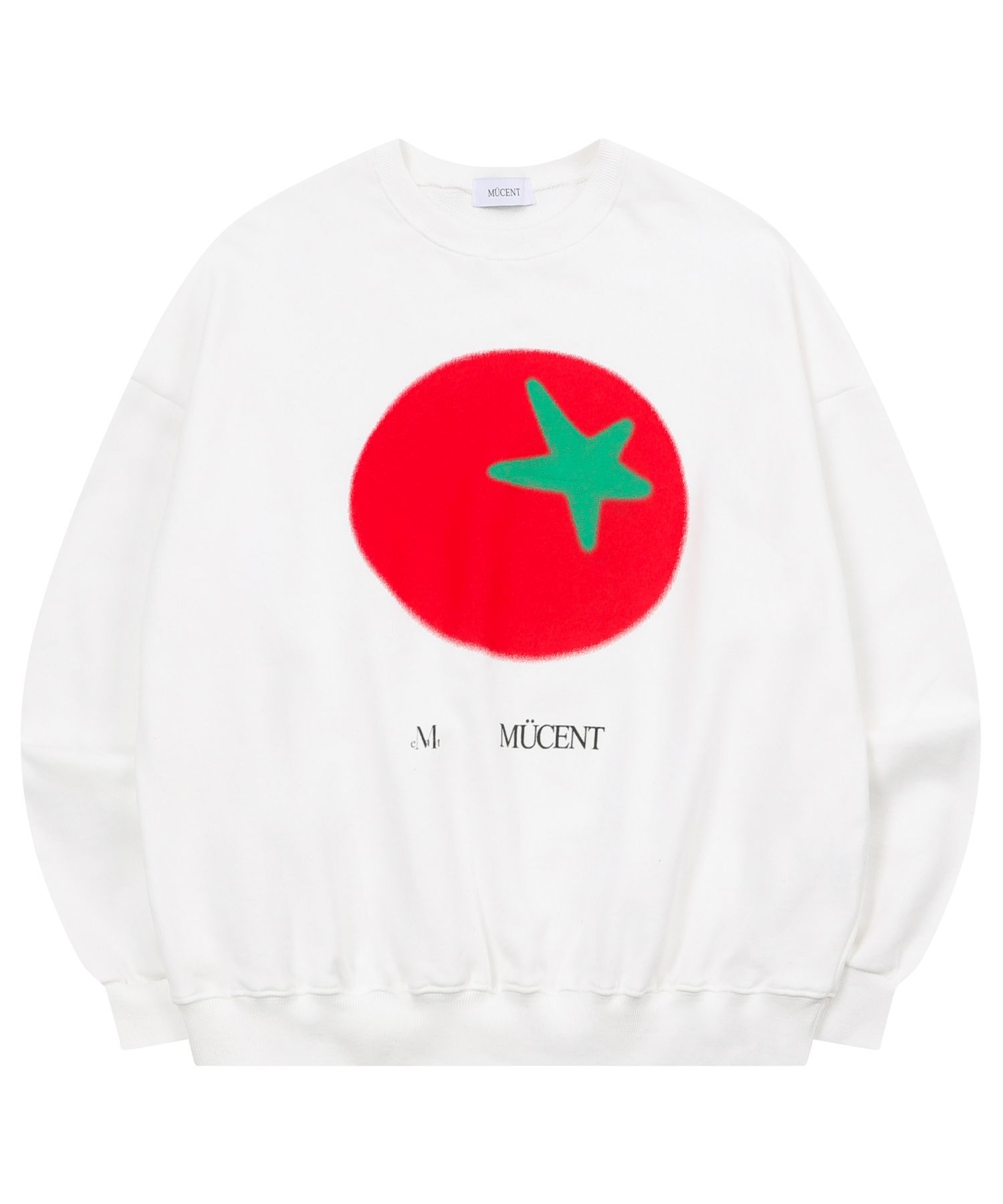 ★MUCENT★ Tomato Print Signature Man-to-Man Unisex 3 Colors MUSINSA | MUCENT Tomato Print Signature Man-to-Man Unisex (3