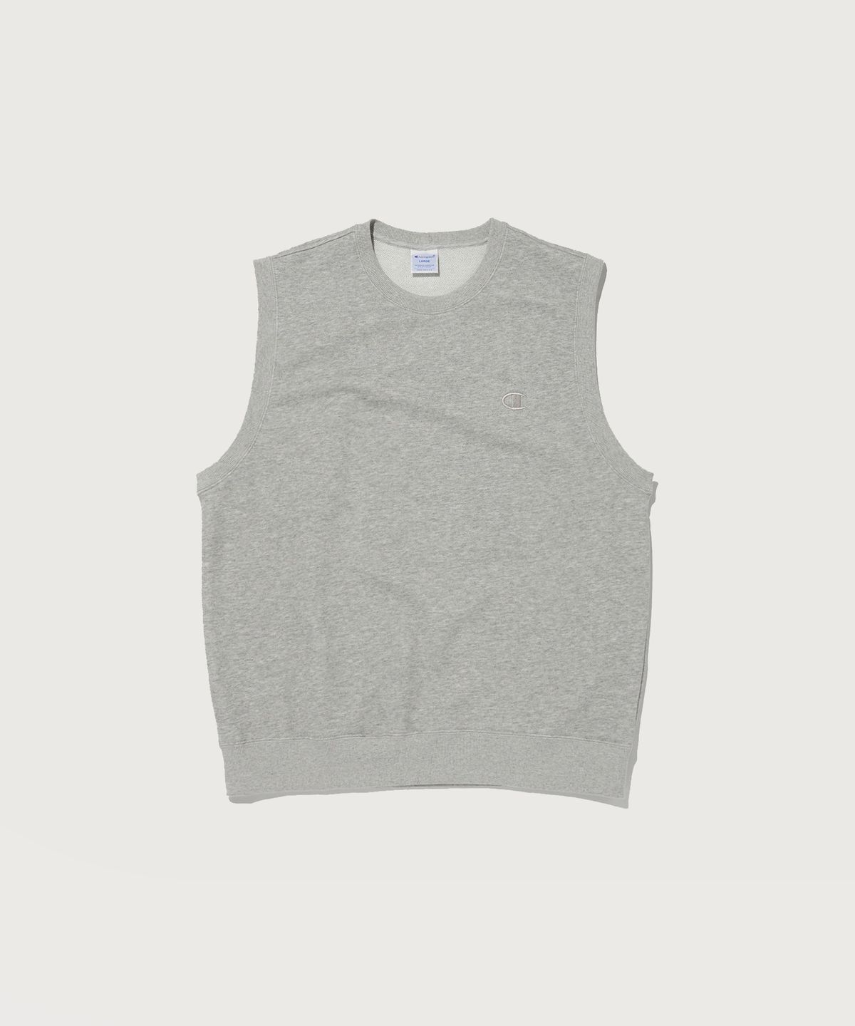챔피온(CHAMPION) 오버핏 스웨트 조끼 Normal Grey