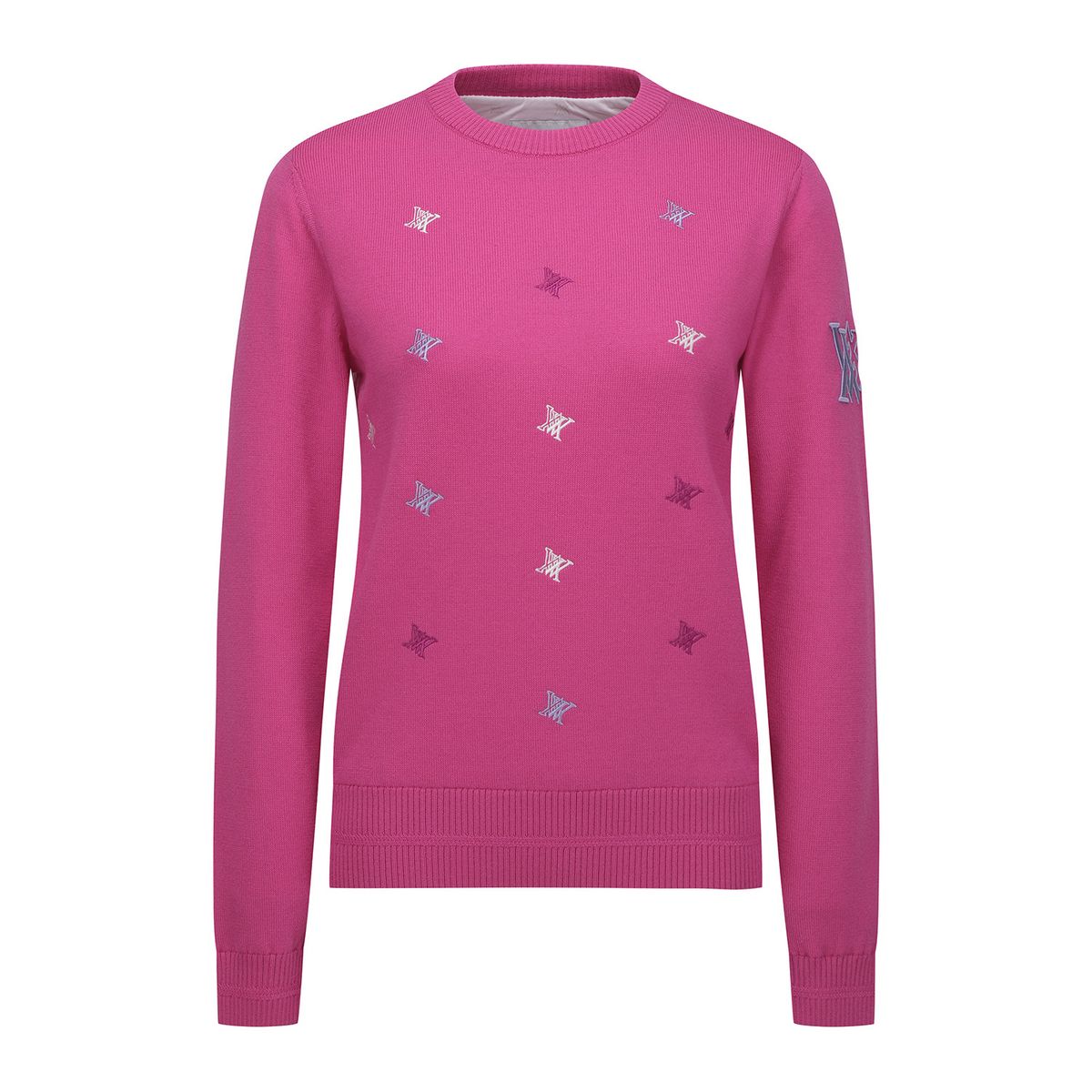어뉴골프(ANEW GOLF) W LOGO PATTERN WIND BLOCK PULLOVER_PI