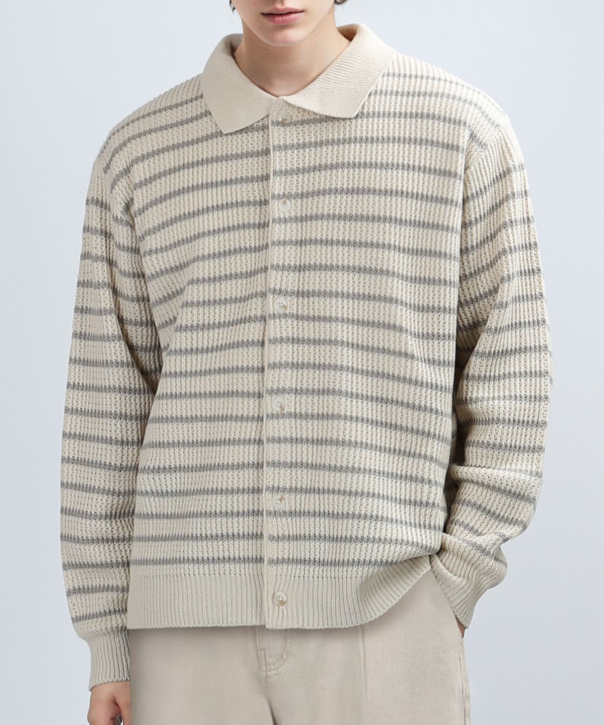 베리베인(VERYVAIN) HORIZON ST CARDIGAN (CREAM)