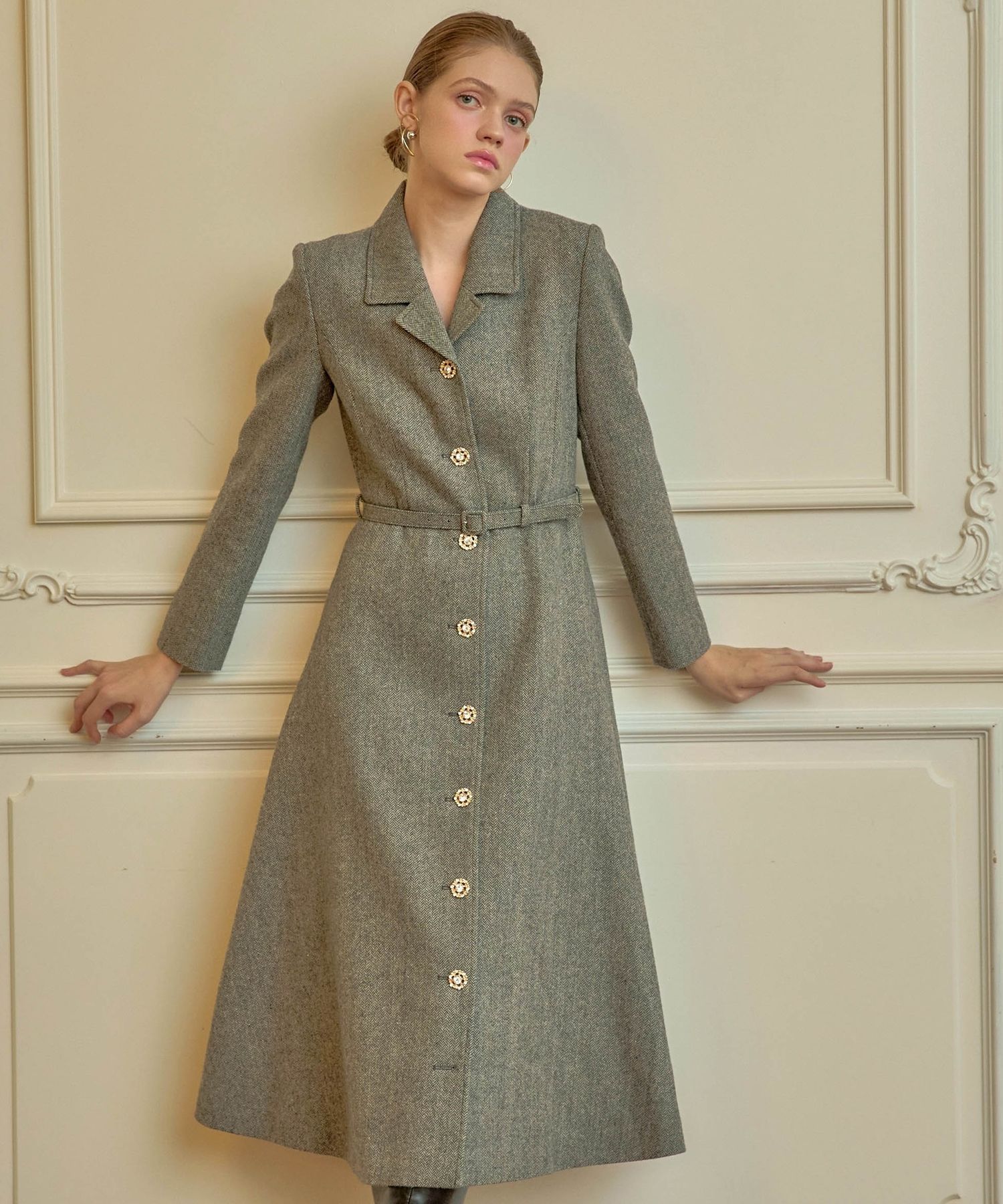 MUSINSA公式 | JULIY＆CALLA 24 FW カラー104 エトワール ヘリンボーン