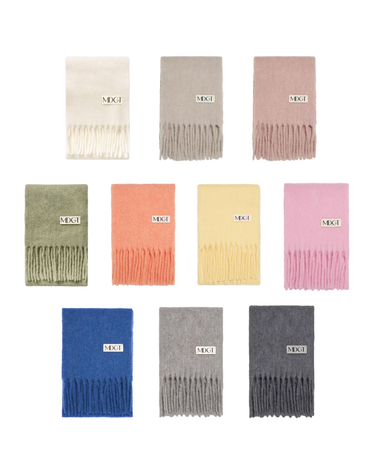 엠디지티(MDGT) Chunky Scarf Solid[MDE6ZY0012]