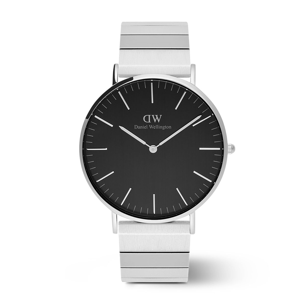 다니엘 웰링턴(DANIEL WELLINGTON) CLASSIC PIANO LINK ONYX SILVER 남자 메탈시계