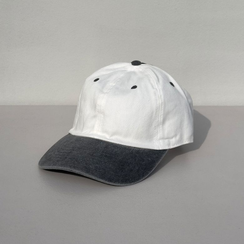 빈티지 워싱 볼캡 (natural/black)