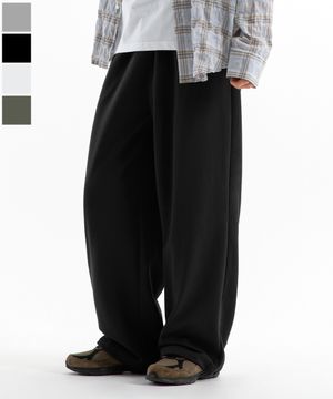 스트링 와이드 벌룬 핏 스웨트 팬츠 ( 4Color ) ( 기모선택 )